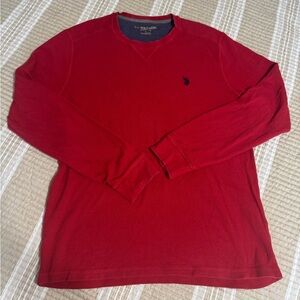 U.S. Polo Assn. Red Long Sleeve Shirt